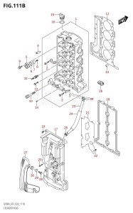 DF75A From 07501F-340001 (E03)  2023 drawing CYLINDER HEAD (DF90AWQH,DF100B)