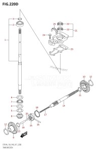 DT9.9A From 00996 -710001 (P36-)  2017 drawing TRANSMISSION (DT9.9AK:P40)