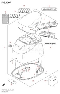 DF140AZ From 14003Z-310001 (E01 E40)  2013 drawing ENGINE COVER (DF100AT:E01)