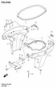 DF50A From 05003F-210001 (E01)  2012 drawing SIDE COVER (DF60A:E40)