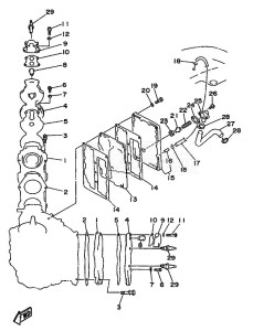 100A drawing CYLINDER--CRANKCASE-2