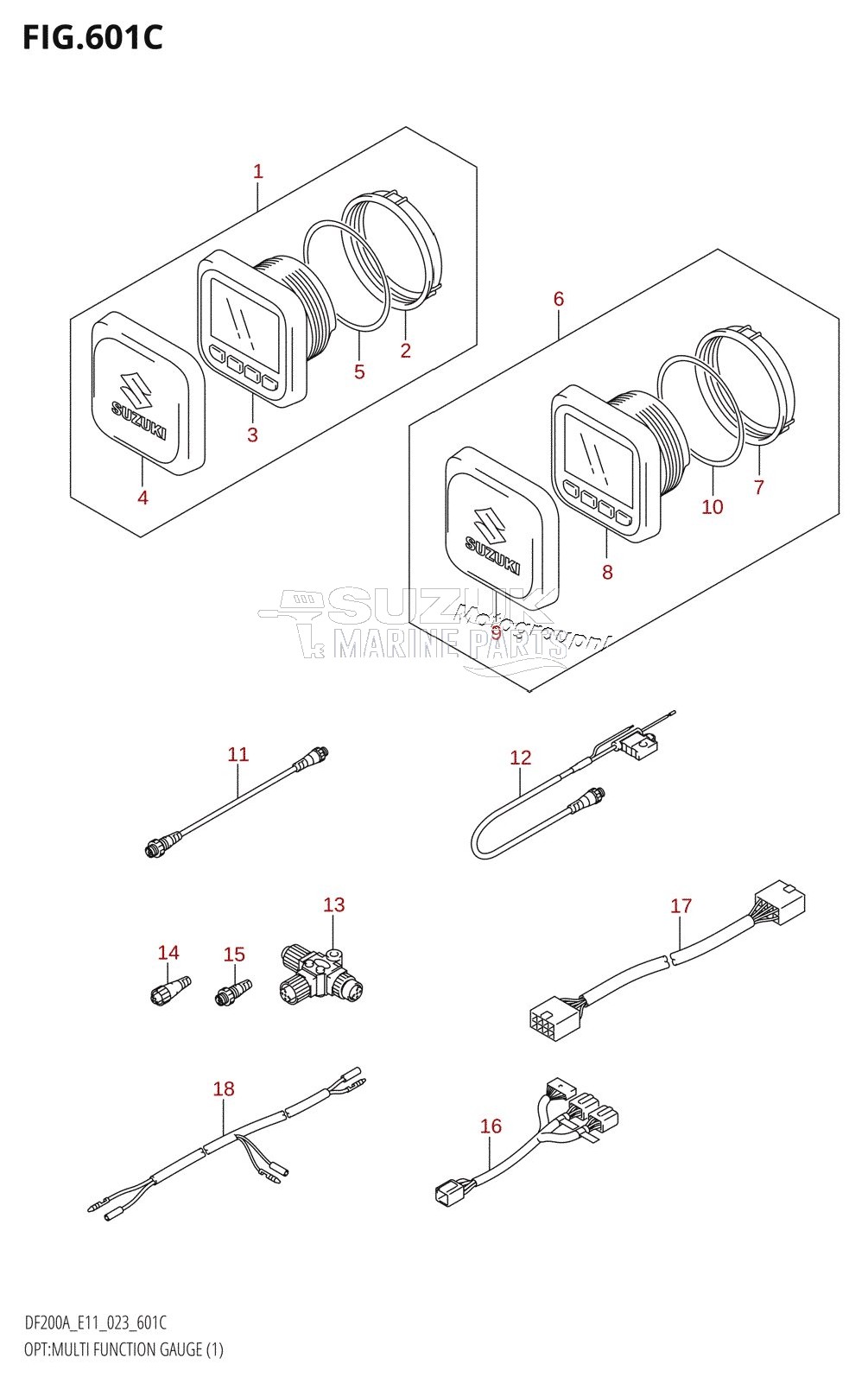 OPT:MULTI FUNCTION GAUGE (1) (023)