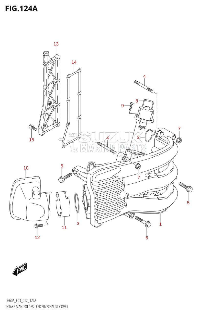 INTAKE MANIFOLD / SILENCER / EXHAUST COVER