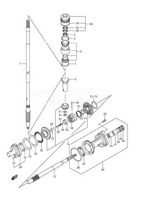 Outboard DF 250 drawing Transmission