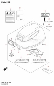 DF15A From 01504F-040001 (P03)  2020 drawing ENGINE COVER (DF20A:020)