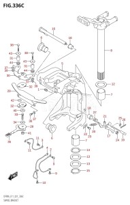 DF80A From 08002F-140001 (E01 E40)  2021 drawing SWIVEL BRACKET (DF90AWQH)