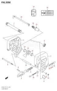 DF20A From 02002F-310001 (P01 P40)  2013 drawing CLAMP BRACKET (DF20A:P01)