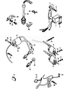 DT25 From D-10001 ()  1983 drawing ELECTRICAL (MODEL D, MODEL F)