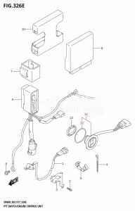 DF60A From 06003F-710001 (E03)  2017 drawing PTT SWITCH /​ ENGINE CONTROL UNIT (DF60AVT:E03)