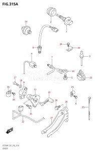 DF150AP From 15003P-810001 (E01 E40)  2018 drawing SENSOR