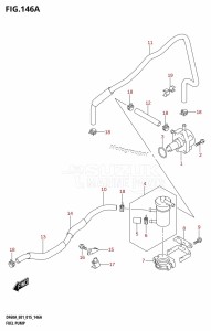 DF40A From 04003F-510001 (E01 E13)  2015 drawing FUEL PUMP