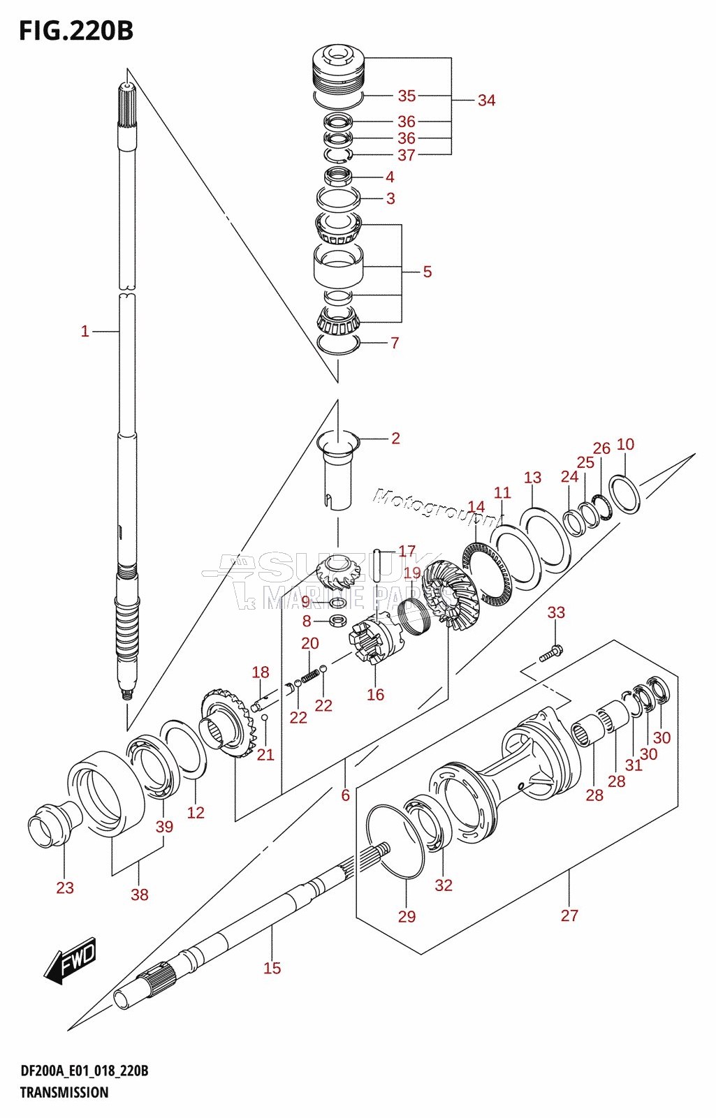 TRANSMISSION (DF200AZ)