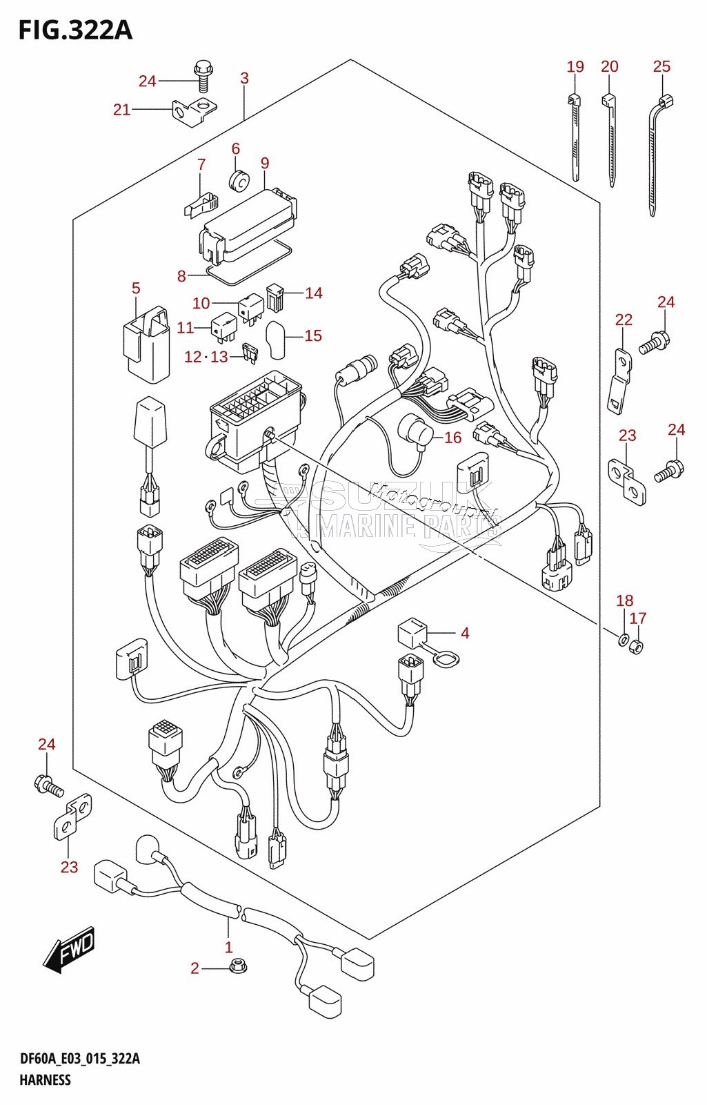 HARNESS (DF40A:E03)