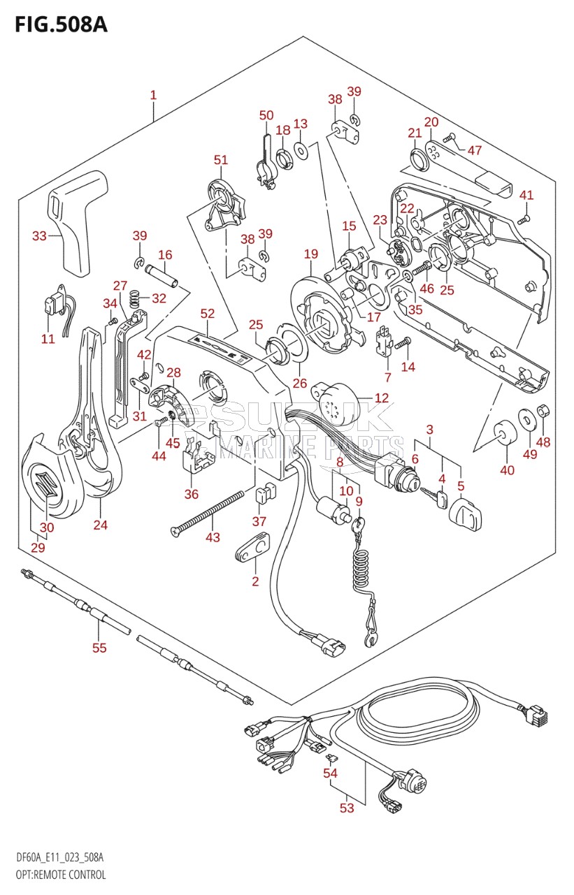 OPT:REMOTE CONTROL ((DF40A:E01,DF40AST:E34,DF50A:E01,DF60A:(E01,E40),DF60AVT:(E01,E40),DF40ASVT:E34):020)