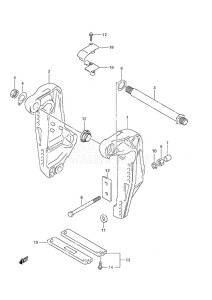 DF 250 drawing Clamp Bracket (DF 250S)