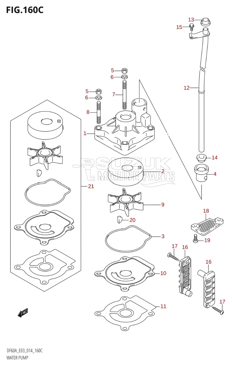 WATER PUMP (DF60A)