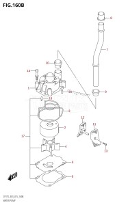 DF150Z From 15002Z-510001 (E03)  2015 drawing WATER PUMP (DF150TG:E03)