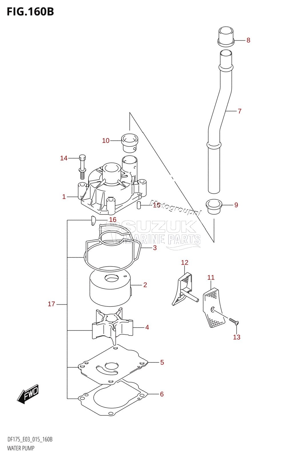 WATER PUMP (DF150TG:E03)