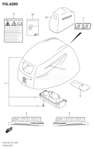 DF9.9A From 00994F-710001 (P03)  2017 drawing ENGINE COVER (DF9.9AR:P03)