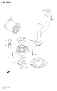 DF115T From 11501F-251001 (E01)  2002 drawing OIL PUMP