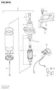 DT9.9 From 00993-510001 (E01 E13 E40)  2005 drawing STARTING MOTOR