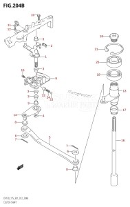 DF150Z From 15002Z-210001 (E01 E40)  2012 drawing CLUTCH SHAFT (DF150T:E40)