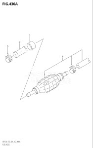 15002Z-210001 (2012) 150hp E01 E40-Gen. Export 1 - Costa Rica (DF150Z) DF150Z drawing FUEL HOSE (DF150T:E40)