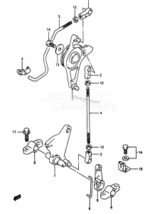 DT40 From 04003-821042 ()  1988 drawing THROTTLE CONTROL (DT40WK)