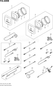 02504F-140001 (2021) 25hp P03-U.S.A (DF25A   DF25AT   DF25ATH   DT25K) DF25A drawing OPT:MULTI FUNCTION GAUGE (022,023)