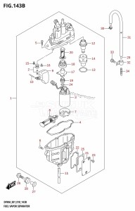 DF100B From 10004F-810001 (E01 E40)  2018 drawing FUEL VAPOR SEPARATOR (E40)