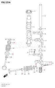 DF8A From 00801F-240001 (E01)  2022 drawing CAMSHAFT (DF8A,DF9.9A)