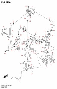 DF9.9B From 00995F-910001 (P01)  2019 drawing FUEL PUMP (P01)