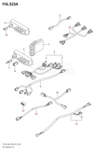 DF90A From 09003F-010001 (E03)  2010 drawing OPT:HARNESS (2)