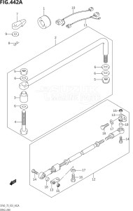 06001F-780001 (2007) 60hp E03-USA (DF60TK7) DF60 drawing DRAG LINK