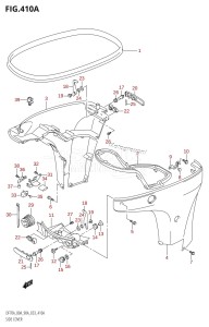 DF90A From 09002F-980001 (E03)  2009 drawing SIDE COVER