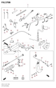 DF15 From 01502F-510001 (P01)  2005 drawing OPT:TILLER HANDLE (K5,K6,K7,K8,K9,K10,011)