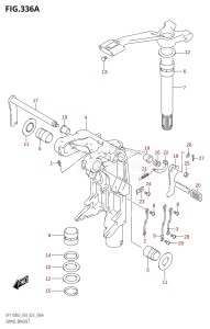 DF115BSS From 11507F-340001 (E03)  2023 drawing SWIVEL BRACKET