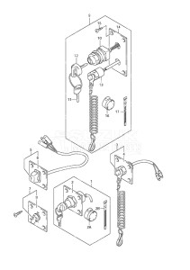 Outboard DF 70A drawing Switch