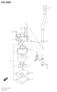 DF175T From 17502F-510001 (E03)  2015 drawing WATER PUMP (DF150ZG:E03)