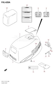 DF15 From 01502F-510001 (P01)  2005 drawing ENGINE COVER (K4,K5,K6,K7,K8,K9)