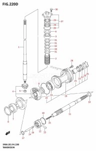 DF60A From 06003F-410001 (E03)  2014 drawing TRANSMISSION (DF50AVT)