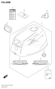 DF4A From 00403F-040001 (P01)  2020 drawing ENGINE COVER (DF4A:020)