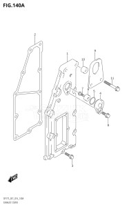 15002F-610001 (2016) 150hp E01 E40-Gen. Export 1 - Costa Rica (DF150T016  DF150TG) DF150 drawing EXHAUST COVER