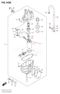 DF115A From 11503F-610001 (E01 E03 E11 E40)  2016 drawing FUEL VAPOR SEPARATOR (DF115AST:E03)