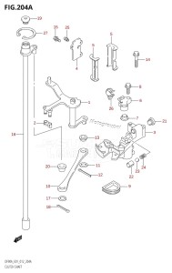 DF80A From 08002F-210001 (E01 E40)  2012 drawing CLUTCH SHAFT