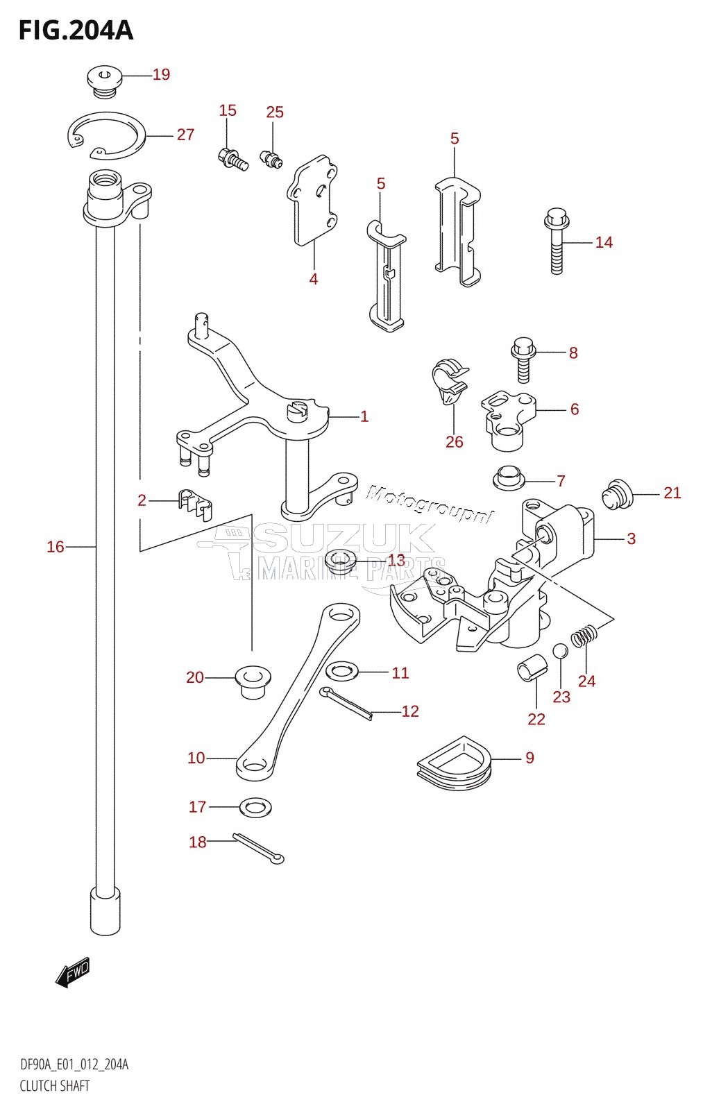 CLUTCH SHAFT