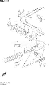 00603F-340001 (2023) 6hp P03-U.S.A (DF6A) DF6A drawing TILLER HANDLE