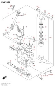 DF300A From 30002P-610001 (E01 E40)  2016 drawing TRIM CYLINDER