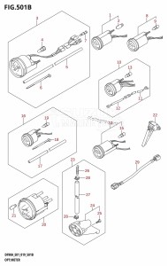 DF100B From 10004F-910001 (E01 E40)  2019 drawing OPT:METER (DF70ATH,DF90ATH)