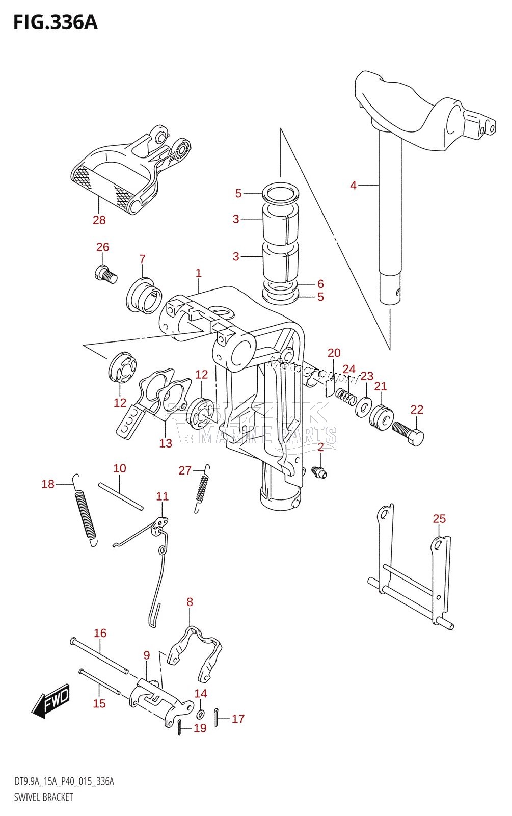 SWIVEL BRACKET (DT9.9A:P40)